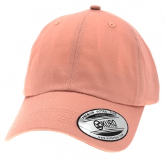 KURO-SHOP 玫瑰粉紅色台灣製造老帽棒球帽布帽